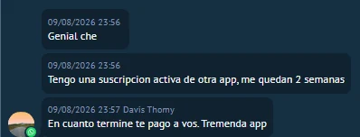 Opinión real de un cliente de StellaTV por WhatsApp