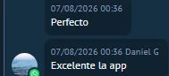 Opinión real de un cliente de StellaTV por WhatsApp