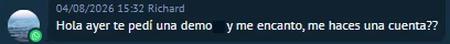 Opinión real de un cliente de StellaTV por WhatsApp